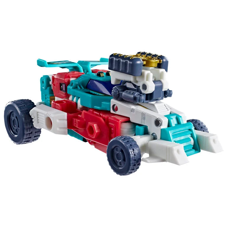 Hasbro Transformers Age of the Primes Deluxe Class Autobot Joyride with Autobot Hotwire Powermaster 5.25-Inch Action Figure