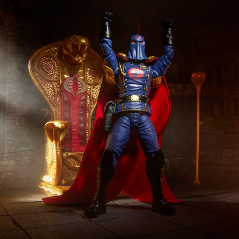 Hasbro G.I. Joe Classified Series Cobra Commander (Dress Uniform) Action Figure with Throne