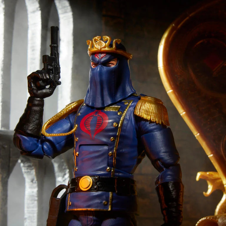 Hasbro G.I. Joe Classified Series Cobra Commander (Dress Uniform) Action Figure with Throne