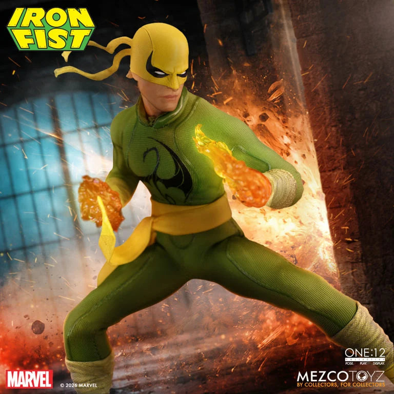 Mezco One:12 Collective Marvel Iron Fist Action Figure