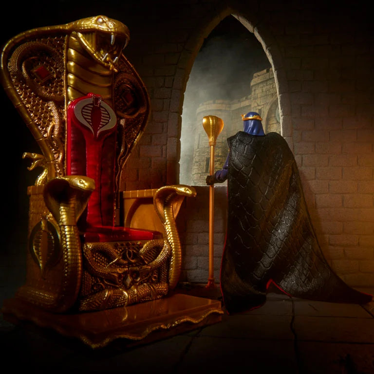 Hasbro G.I. Joe Classified Series Cobra Commander (Dress Uniform) Action Figure with Throne