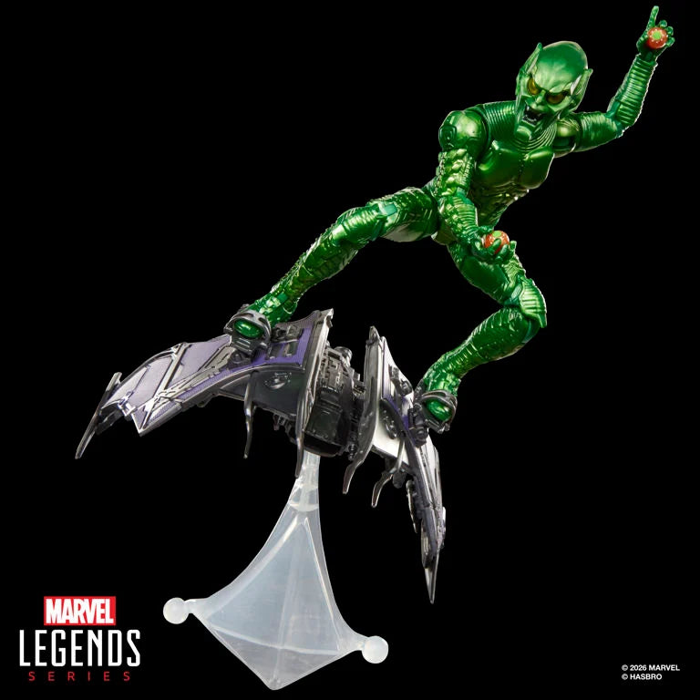 Hasbro Marvel Legends Spider-Man: No Way Home Green Goblin Action Figure and Glider Set