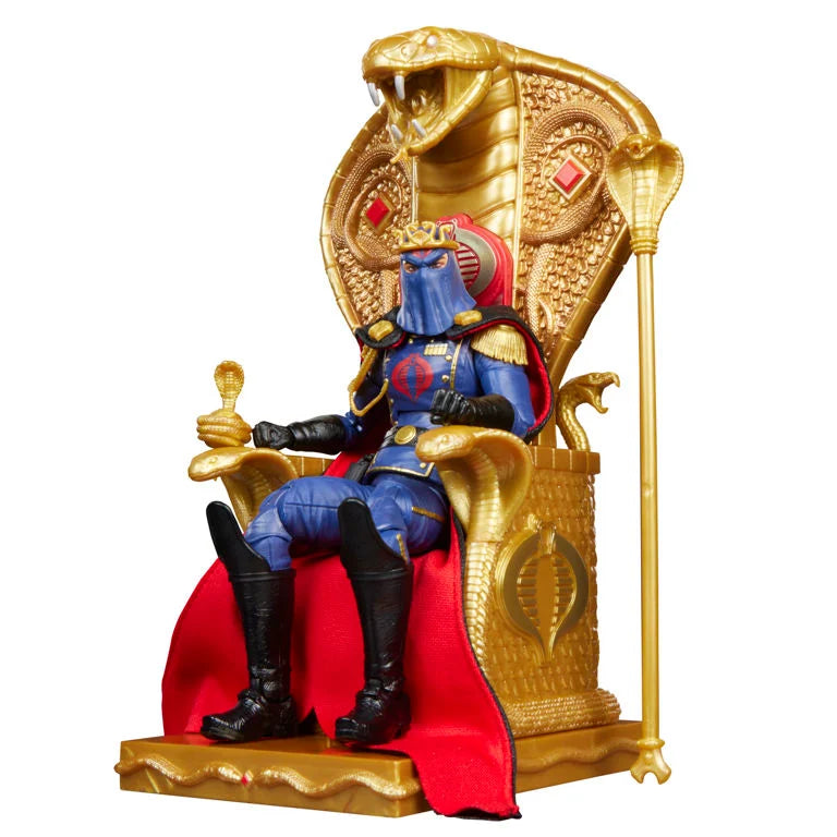 Hasbro G.I. Joe Classified Series Cobra Commander (Dress Uniform) Action Figure with Throne