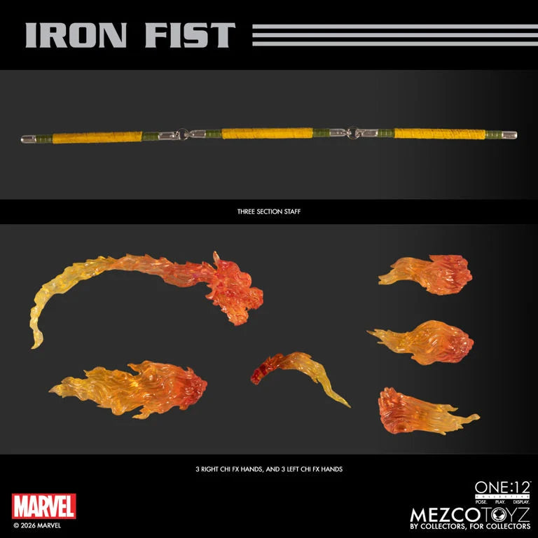Mezco One:12 Collective Marvel Iron Fist Action Figure