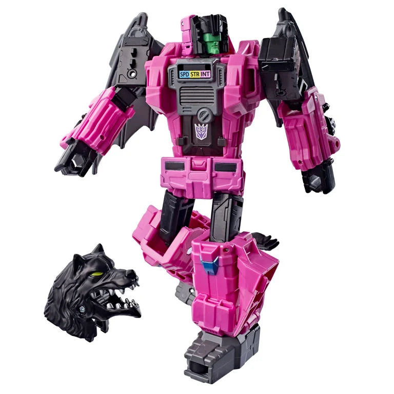 Hasbro Transformers Age of the Primes Deluxe Class Fangry with Brisko Headmaster 5.25-Inch Action Figure