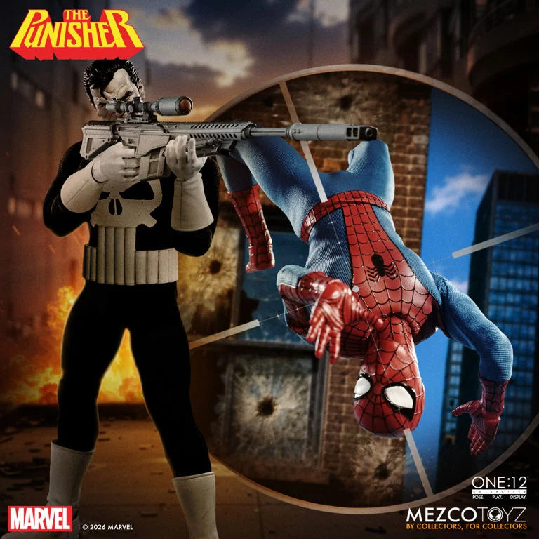 Mezco One 12 Collective The Punisher Action Figure Marvel Comics Collectible