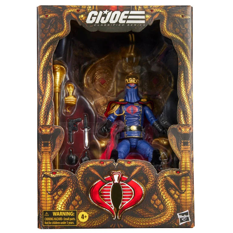 Hasbro G.I. Joe Classified Series Cobra Commander (Dress Uniform) Action Figure with Throne
