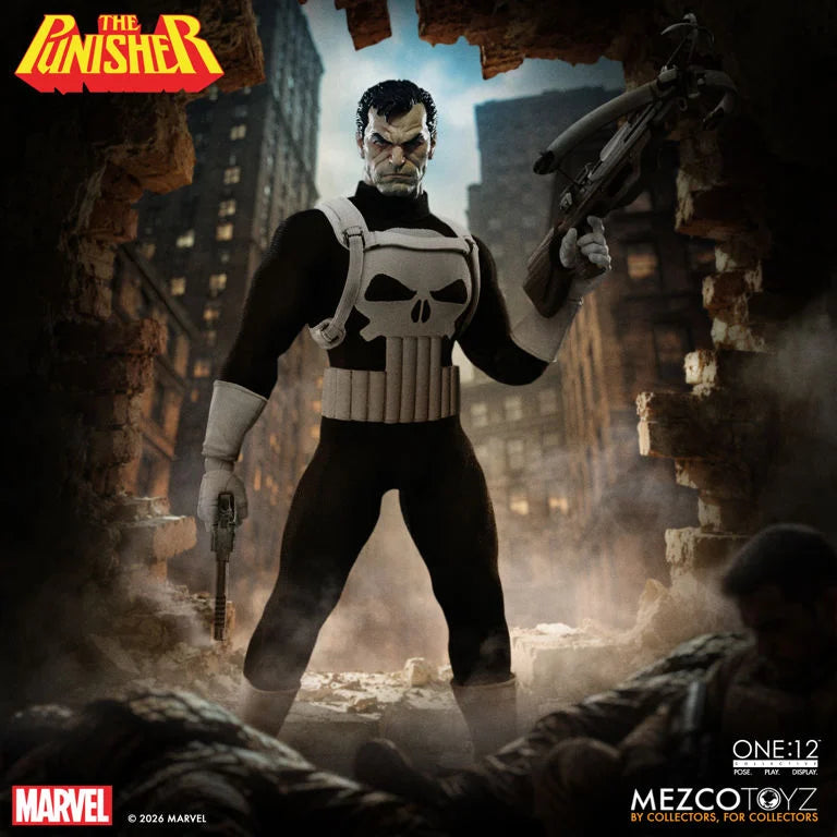 Mezco One 12 Collective The Punisher Action Figure Marvel Comics Collectible