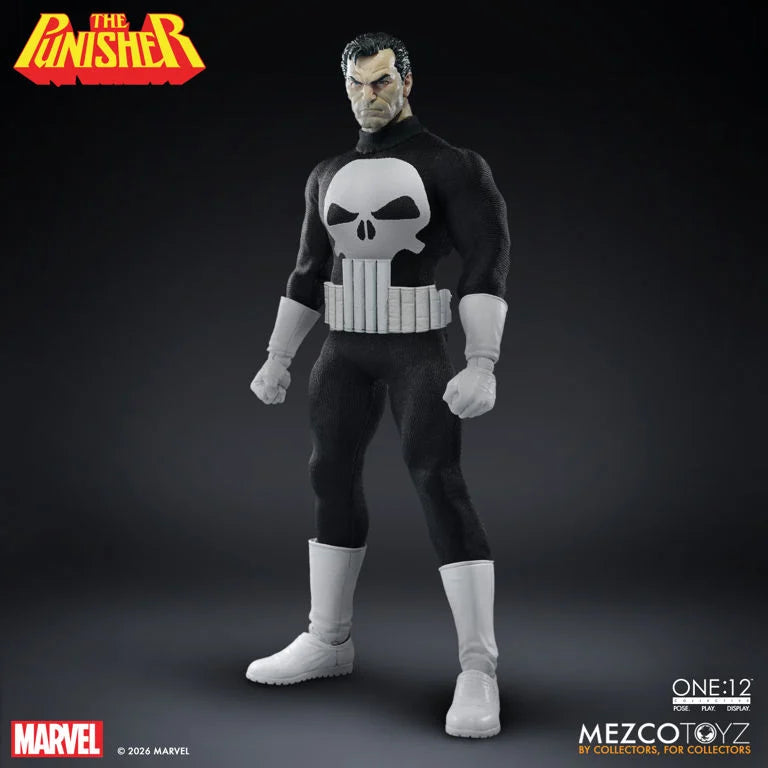 Mezco One 12 Collective The Punisher Action Figure Marvel Comics Collectible