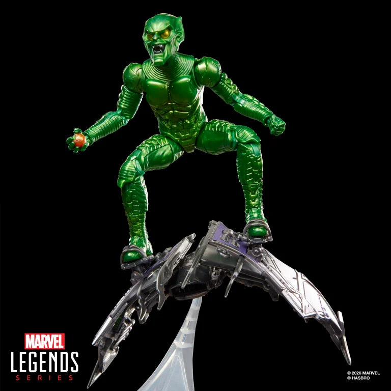 Hasbro Marvel Legends Spider-Man: No Way Home Green Goblin Action Figure and Glider Set