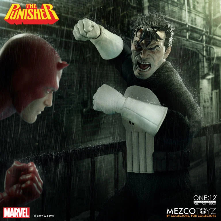 Mezco One 12 Collective The Punisher Action Figure Marvel Comics Collectible