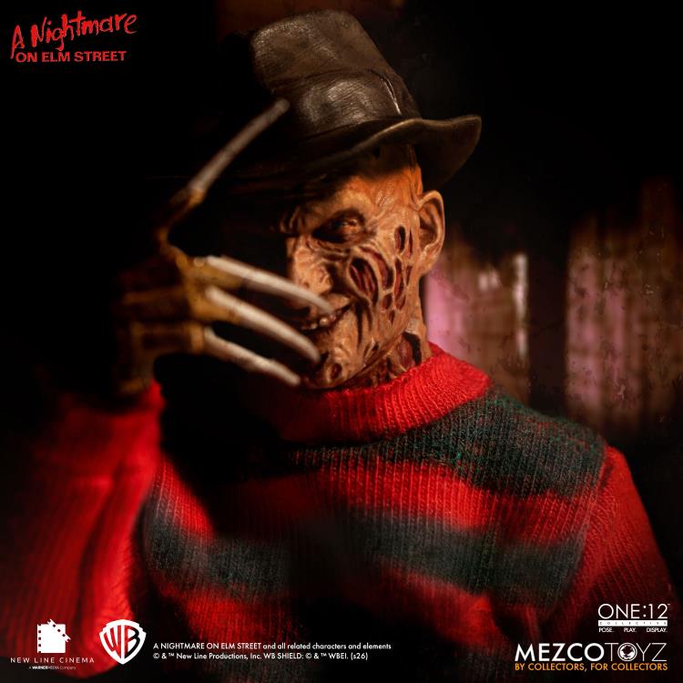 One:12 Collective Freddy Krueger A Nightmare on Elm Street Action Figure Mezco Toyz