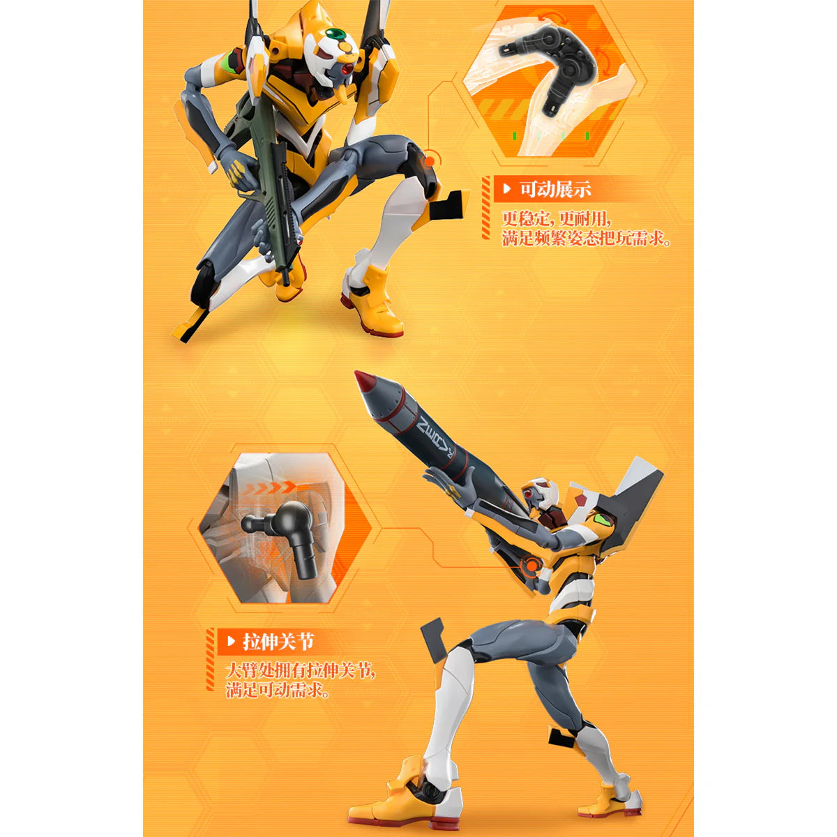 Evangelion LE03 Proto Type -00 Articulated Model Kit