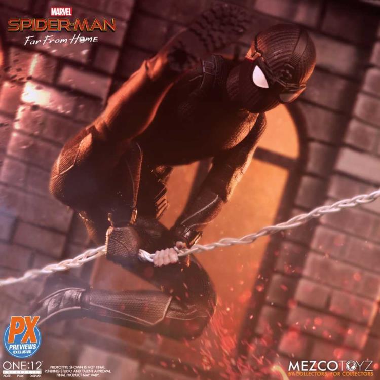 Mezco ONE:12 Collective Far From Home Stealth Suit Spider-Man