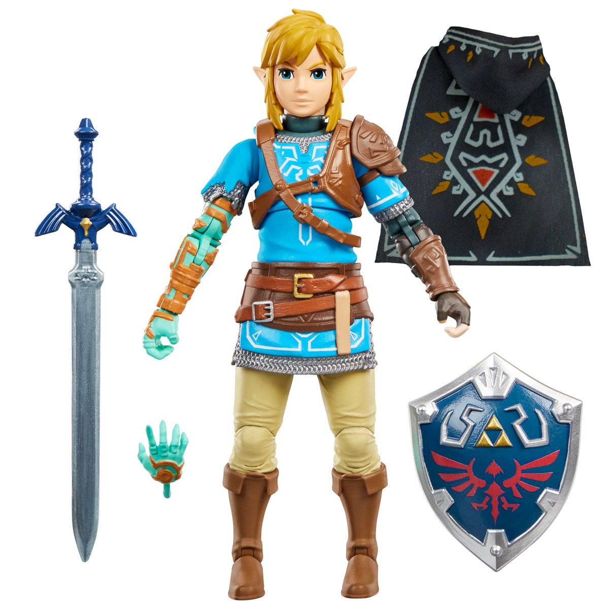The Legend of Zelda: Tears of the Kingdom Heroes of Hyrule Link 6 Inch Action Figure by Hasbro