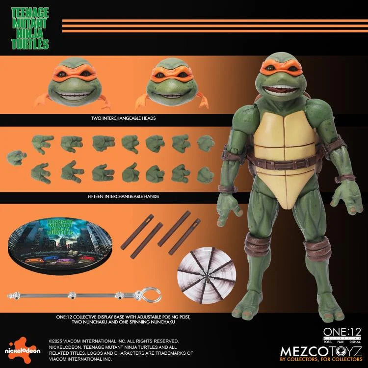 Mezco One:12 Collective Teenage Mutant Ninja Turtles 1990 Movie Deluxe Box Set