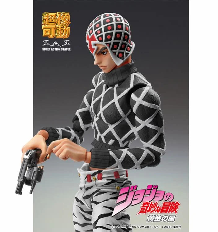 JoJo's Bizarre Adventure Super Action Statue | Guido Mista & S-P (Black Ver.)