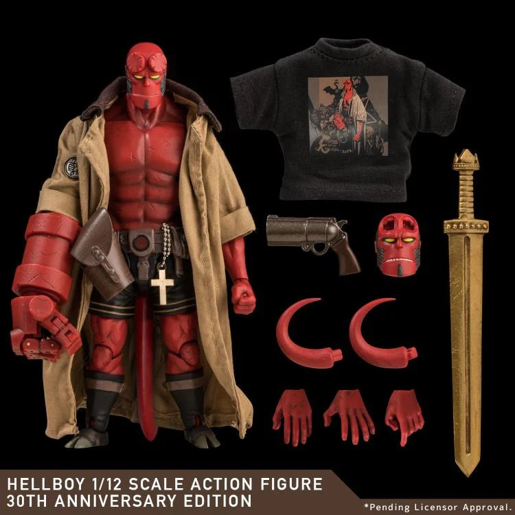 Hellboy: 30th Anniversary Hellboy | 1/12 Scale Action Figure