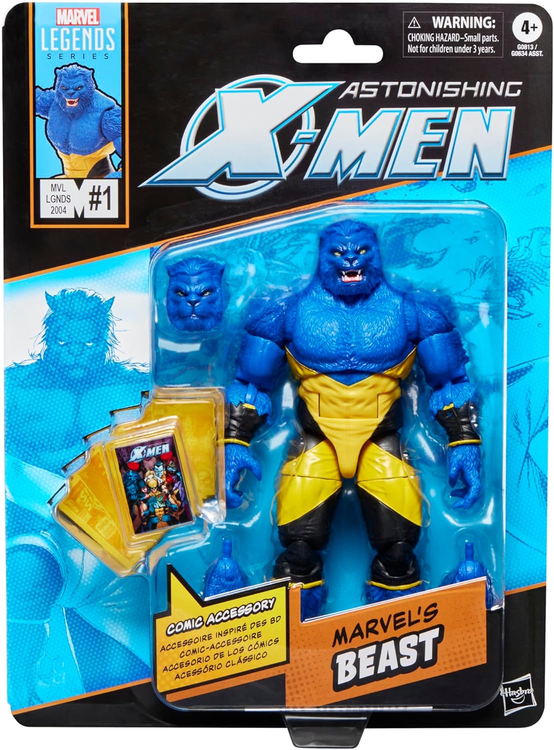 Marvel Legends Astonishing X-Men Beast 6-Inch Action Figure with Accessories