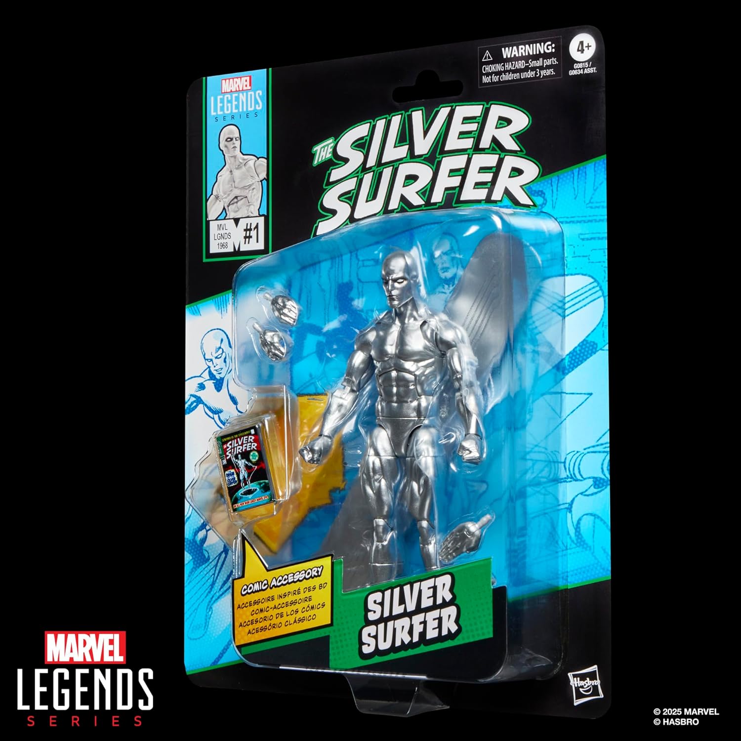 Fantastic Four Marvel Legends Series Silver Surfer 6-Inch Action Figure