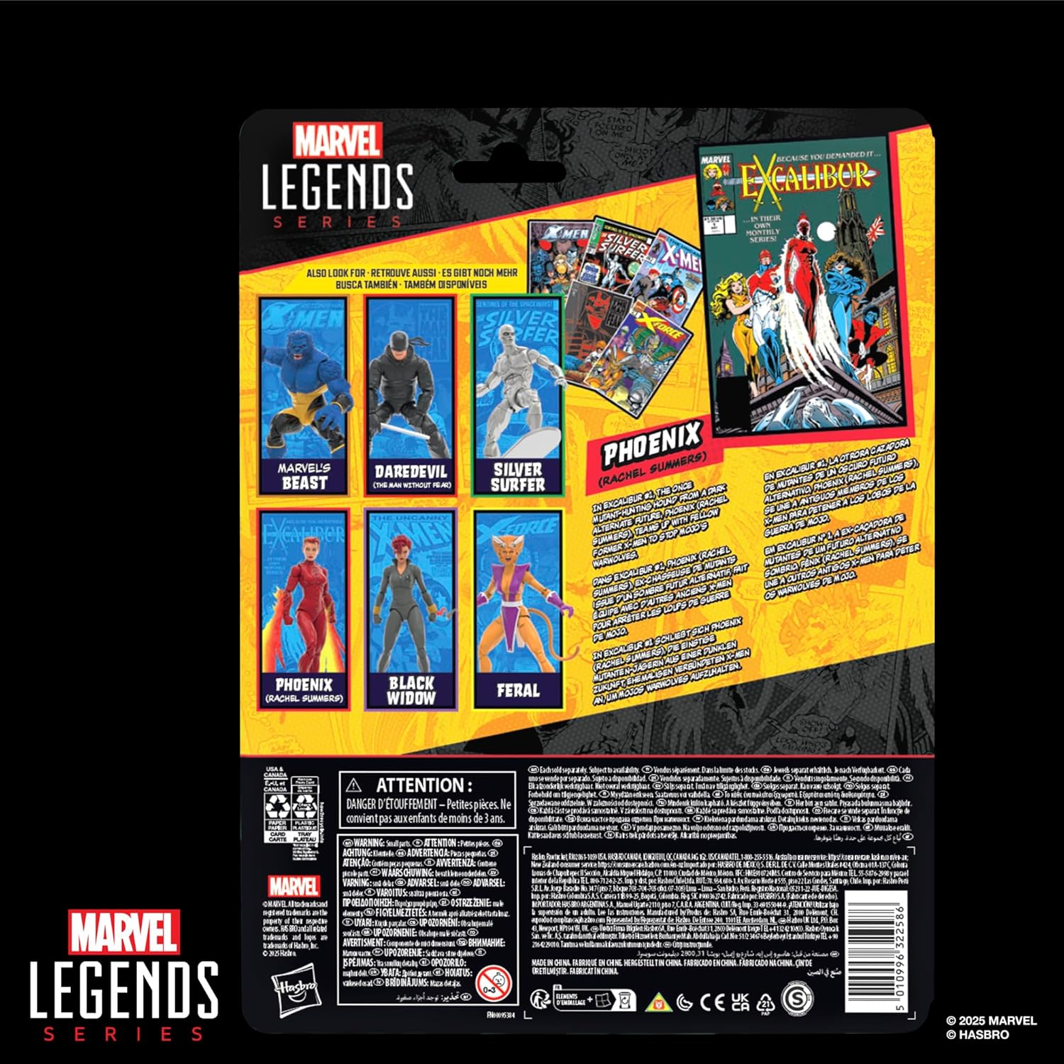 X-Men Marvel Legends Series Phoenix (Rachel Summers) Excalibur