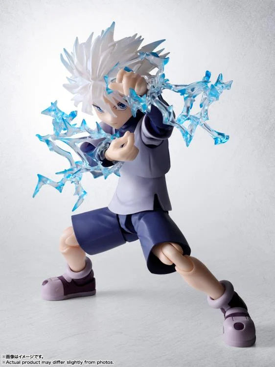 Hunter x Hunter Killua Zoldyck Action Figure – S.H.Figuarts Anime Collectible with Electric Nen Effects