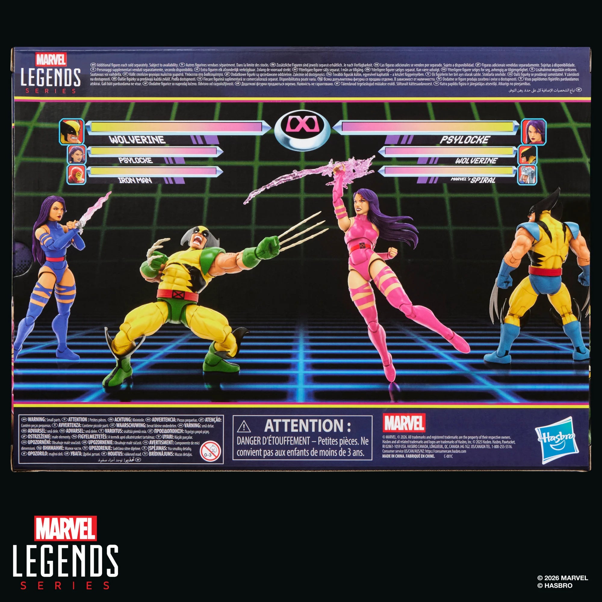 Marvel Legends Gamerverse Wolverine vs. Psylocke 2-Pack Action Figures