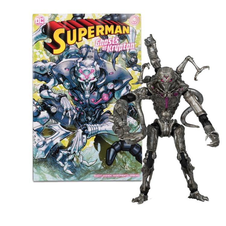 Superman: Ghosts of Krypton Page Punchers Brainiac 7" Figure with Comic