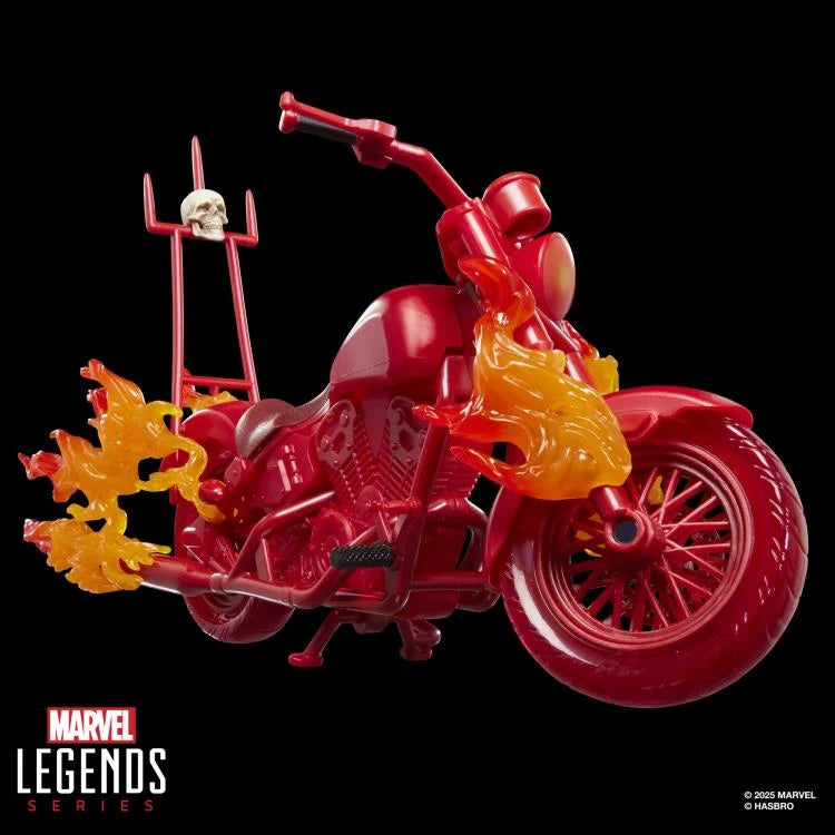 Marvel Legends Ghost Rider Johnny Blaze with Motorcycle 6 Inch Action Figure