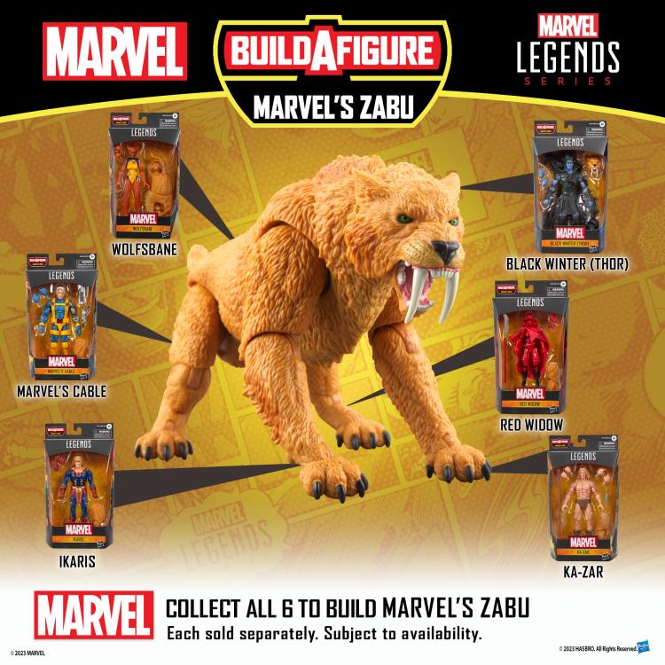 X-Men Marvel Legends Cable | Marvel's Zabu BAF