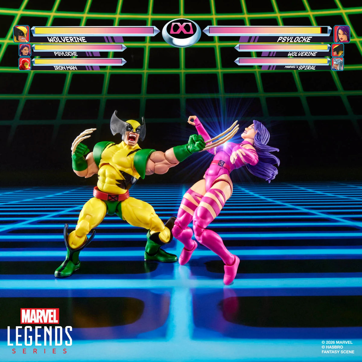 Marvel Legends Gamerverse Wolverine vs. Psylocke 2-Pack Action Figures