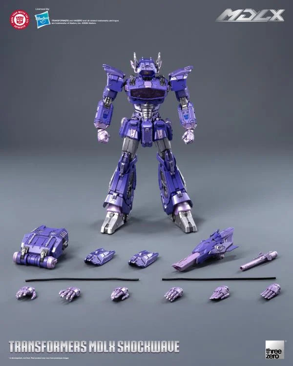 threezero MDLX Shockwave Transformers Decepticon Figure