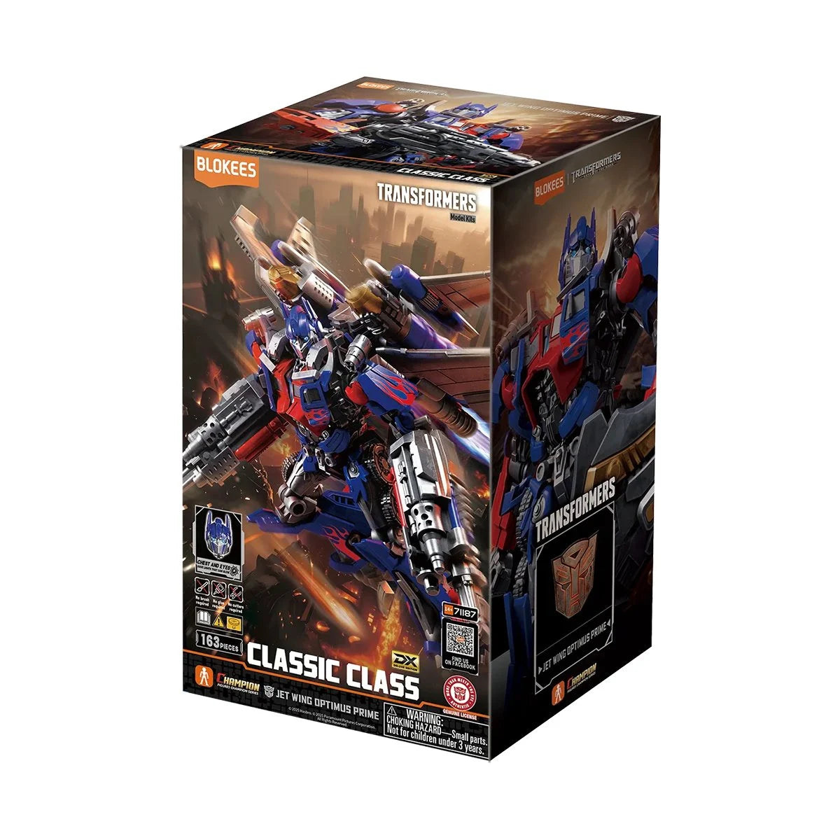 Transformers Classic Class 021 Jet Wing Optimus Prime Deluxe Model Kit Blokees