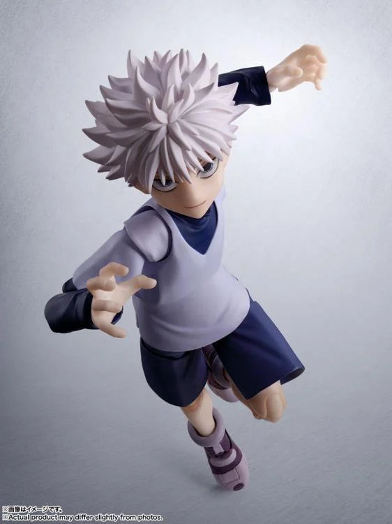 Hunter x Hunter Killua Zoldyck Action Figure – S.H.Figuarts Anime Collectible with Electric Nen Effects