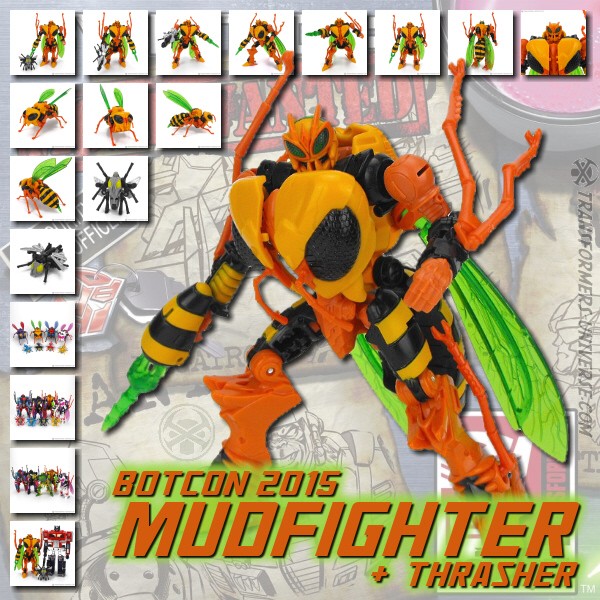 Waruder Mudfighter Transforming Collectible Figure