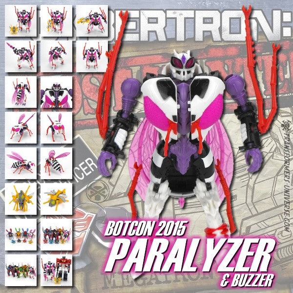 Waruder Marauders Paralyzer Transforming Collectible Figure