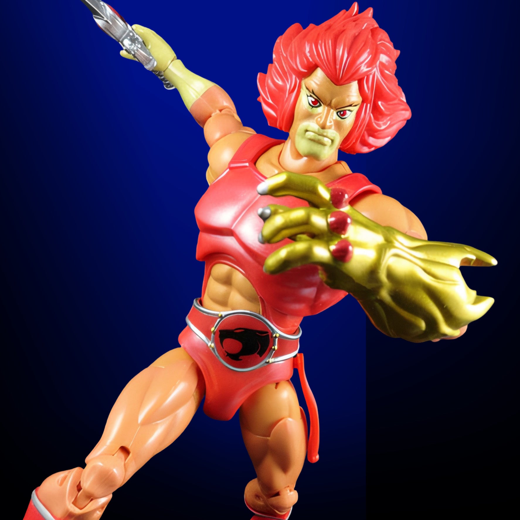 STGCC Exclusive Lion-O Mumm-Ra Version & Exclusive Sword & Stand