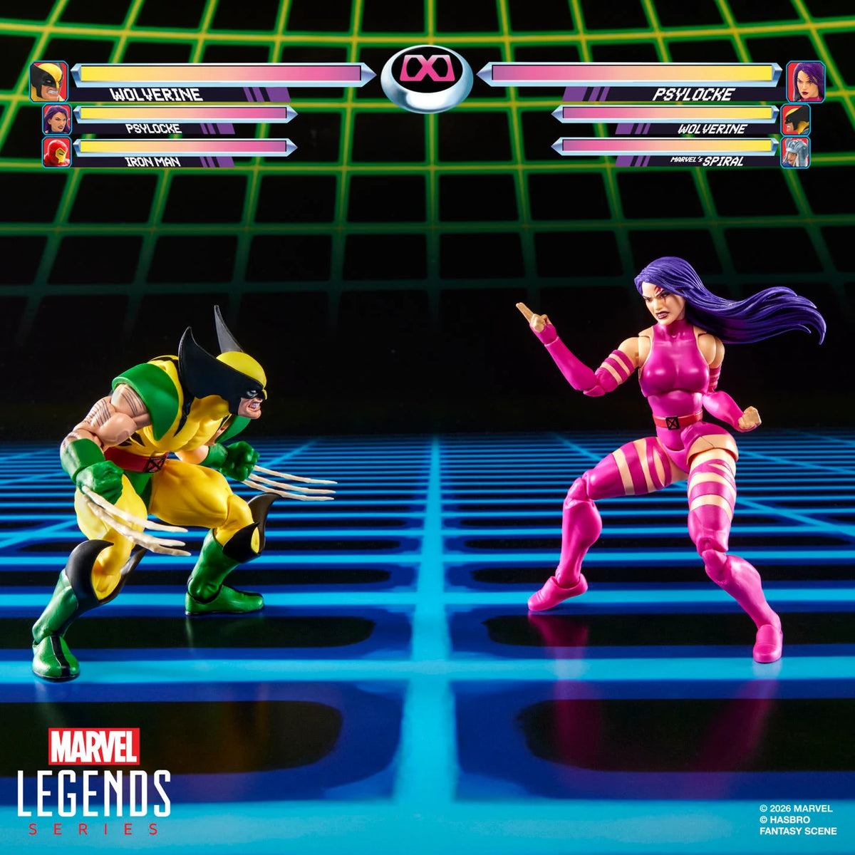 Marvel Legends Gamerverse Wolverine vs. Psylocke 2-Pack Action Figures