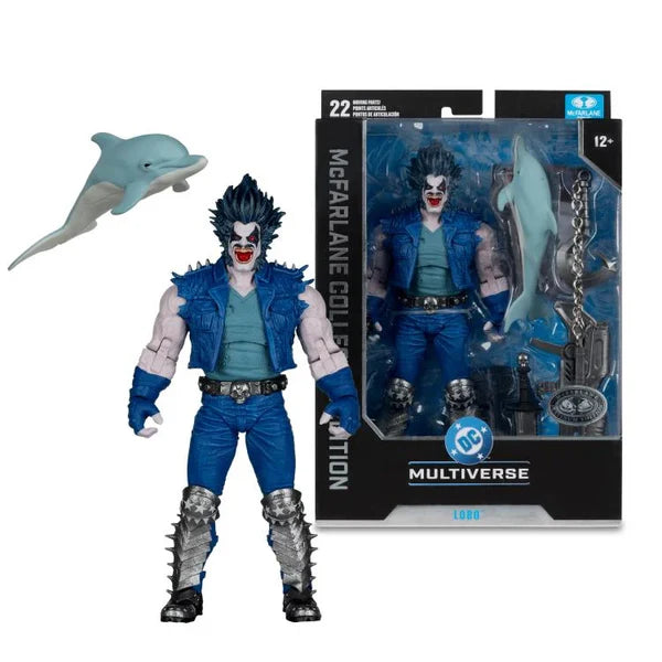 DC Multiverse Platinum Chase Variant Lobo Action Figure by McFarlane Toys