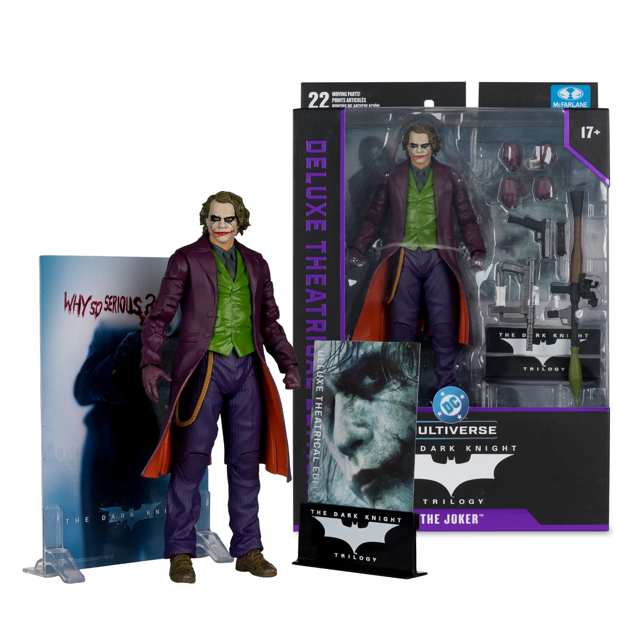 McFarlane DC Multiverse The Joker The Dark Knight Trilogy 7 Inch Action Figure