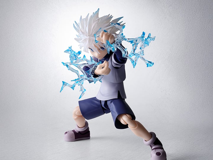 Hunter x Hunter Killua Zoldyck Action Figure – S.H.Figuarts Anime Collectible with Electric Nen Effects