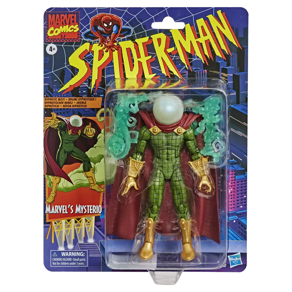 Marvel Legends Retro Collection Spider-Man Mysterio Action Figure