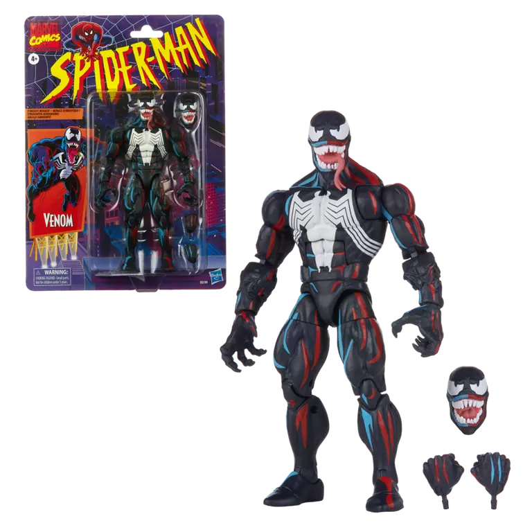 Hasbro Marvel Legends Retro Cardback Venom Action Figure