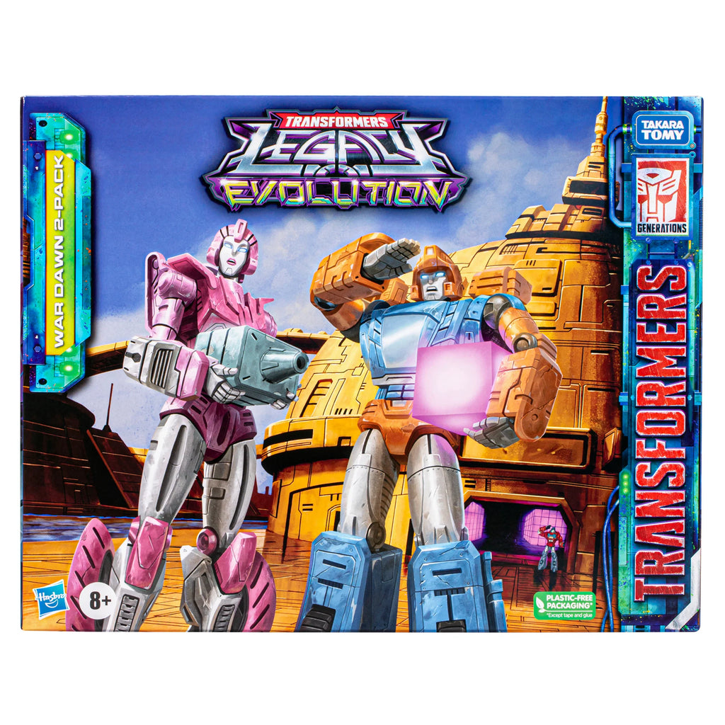 Paquete de 2 figuras de Transformers Legacy Evolution War Dawn