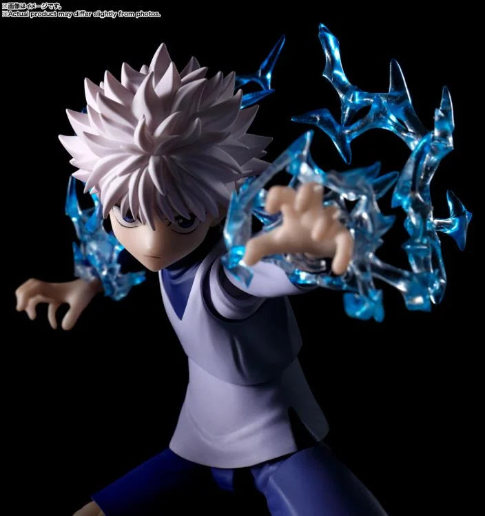 Hunter x Hunter Killua Zoldyck Action Figure – S.H.Figuarts Anime Collectible with Electric Nen Effects