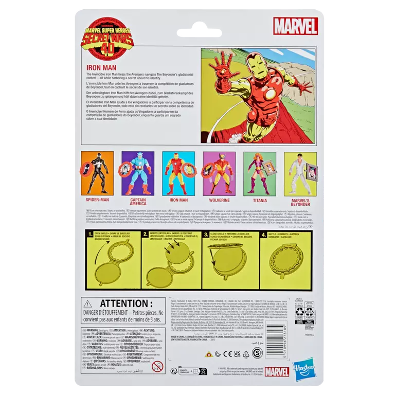 Secret Wars Marvel Legends Iron Man Action Figure