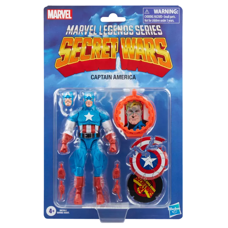 Figura de acción del Capitán América de Secret Wars Marvel Legends | 1 por pedido 