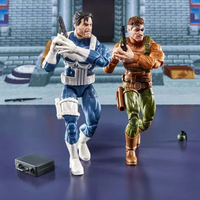 The Punisher Marvel Legends Gamerverse Punisher & Nick Fury Action Figure Two-Pack