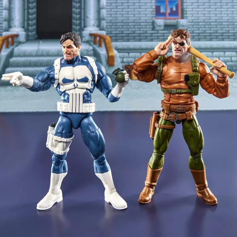 The Punisher Marvel Legends Gamerverse Punisher & Nick Fury Action Figure Two-Pack