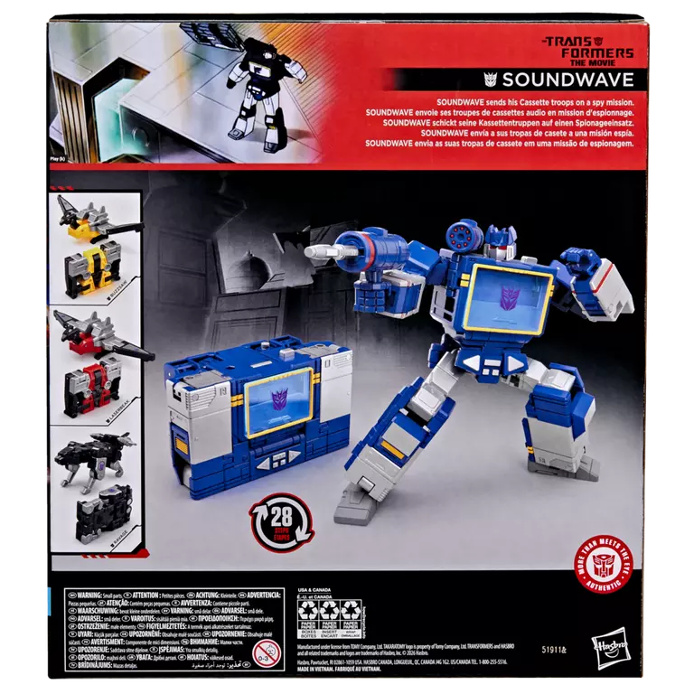 Transformers: The Movie Studio Series Leader Class Soundwave Action Figure